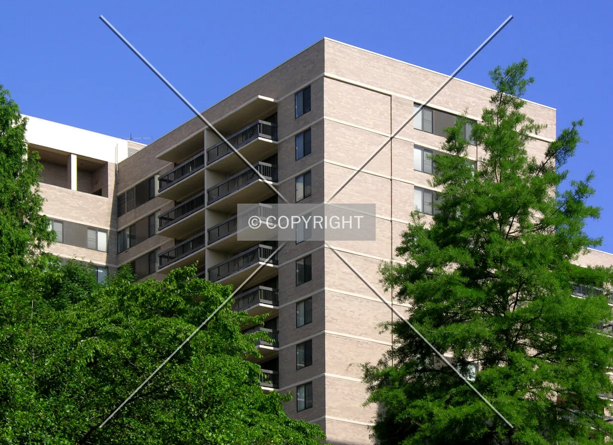 From across Crystal Drive to the southeast