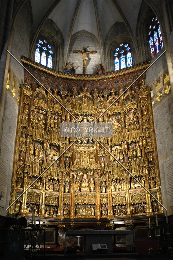 The 16th century Flemish-Gothic altarpiece