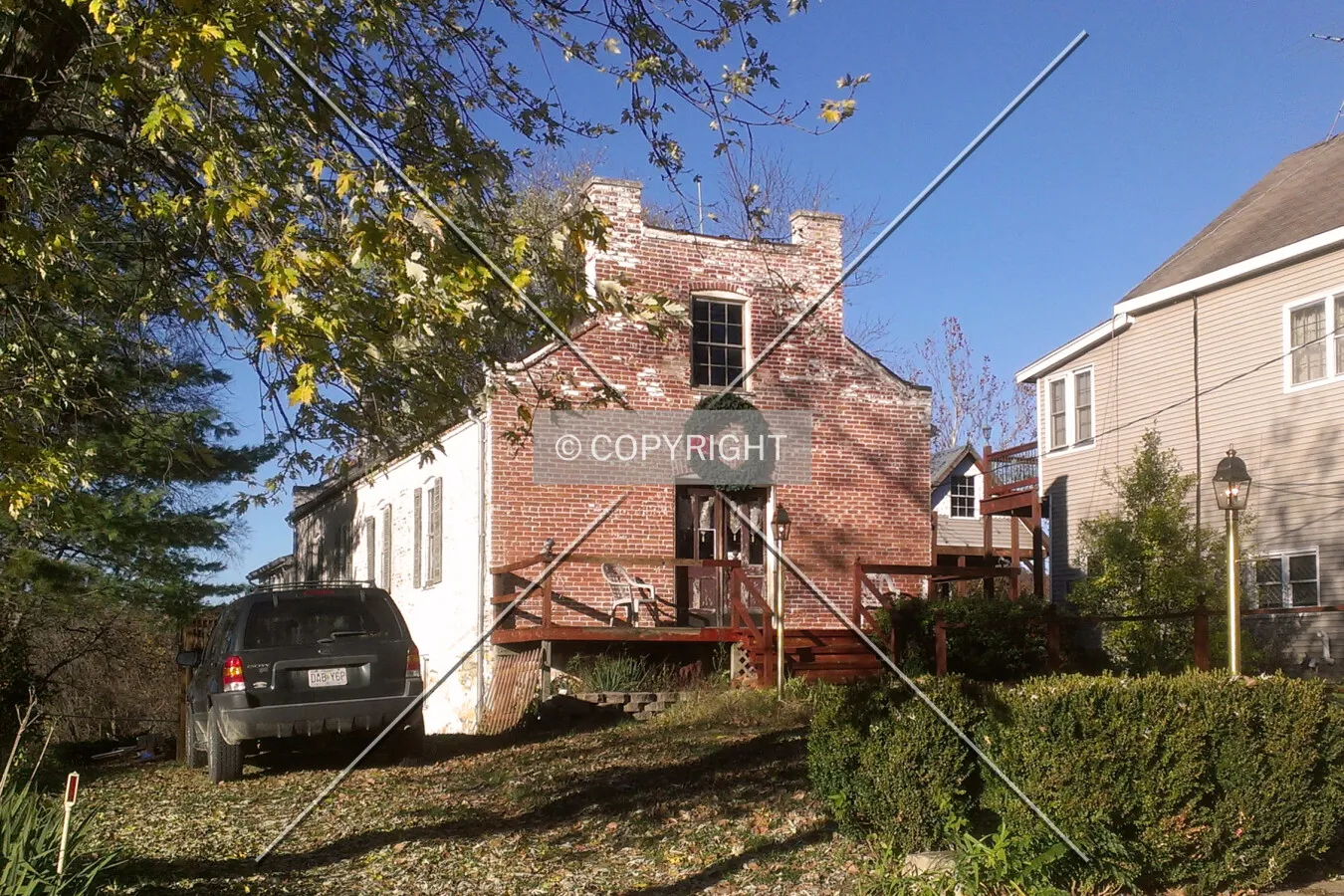 View from the southwest; November 9, 2013