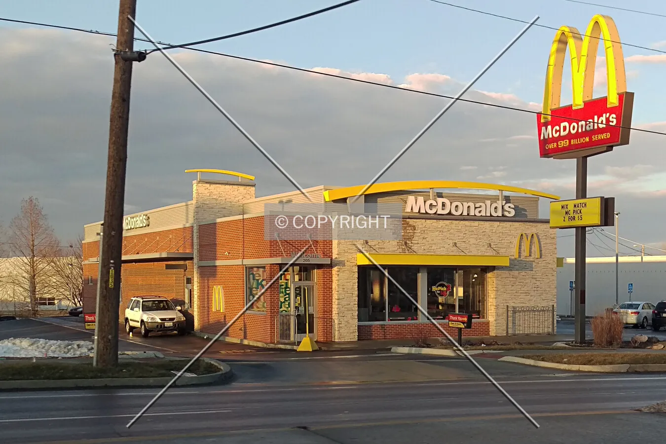 View from the southwest; February 15, 2016