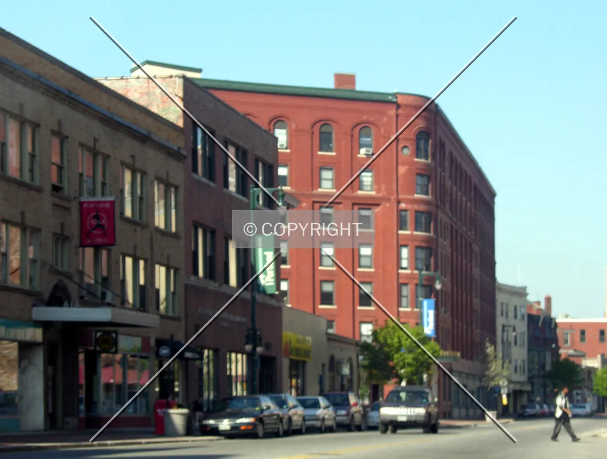 Looking south from Congress Street