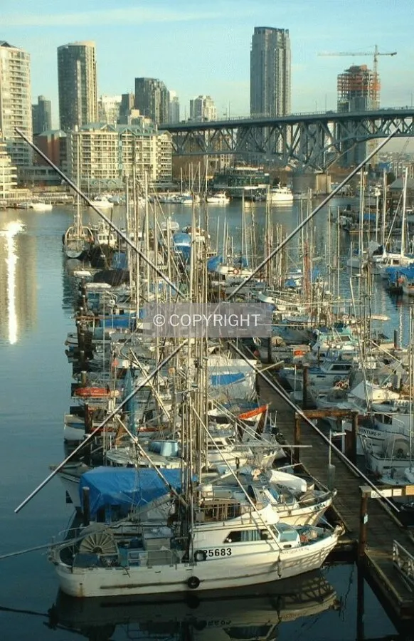 False Creek and Granville Bridge