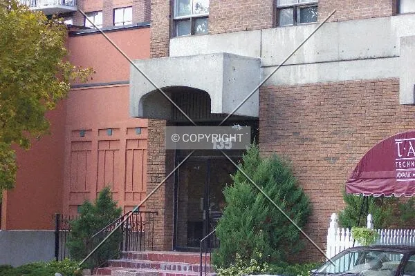 The front entrance
