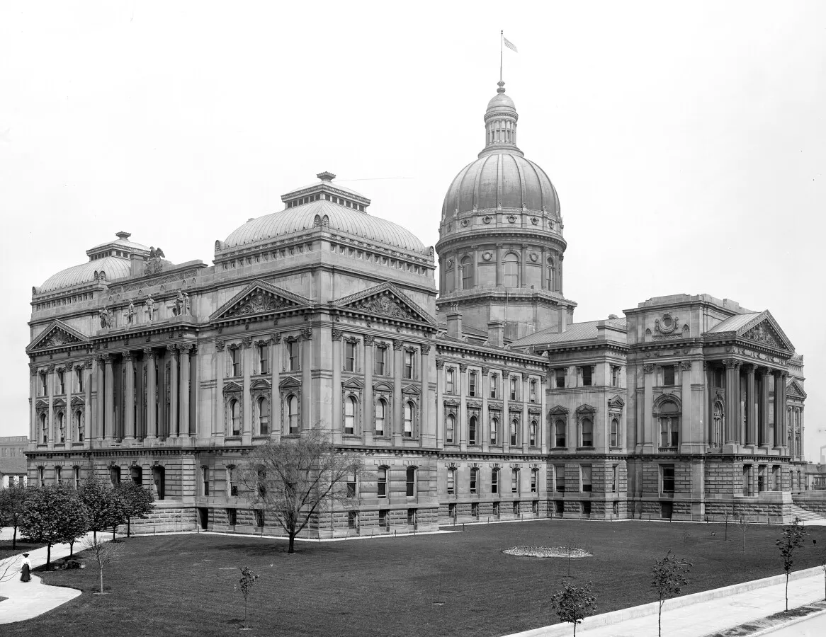 Vintage view from the southeast