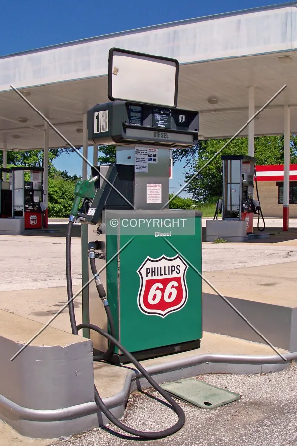 Diesel fuel pump from the southeast; May 16, 2011