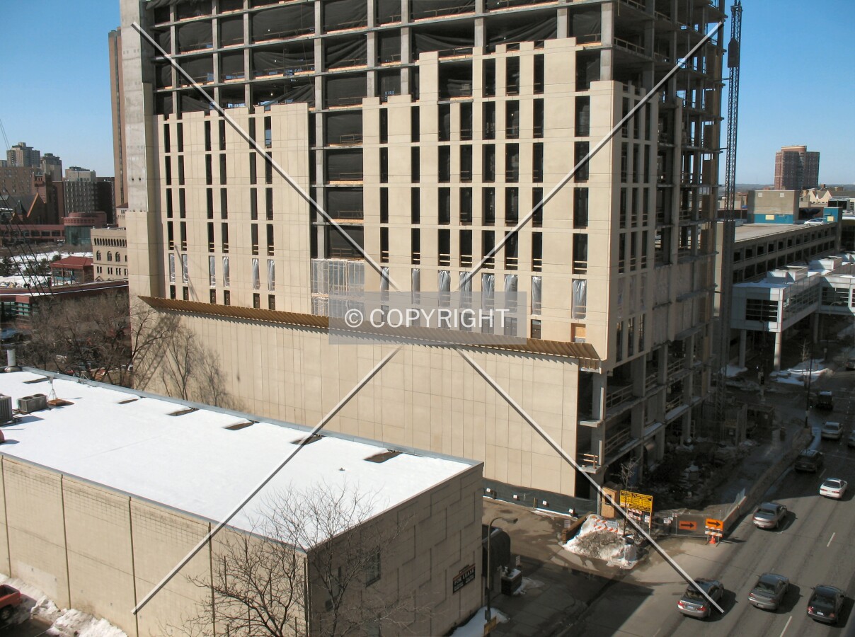 Elevated view of the base from the Leamington Ramp
