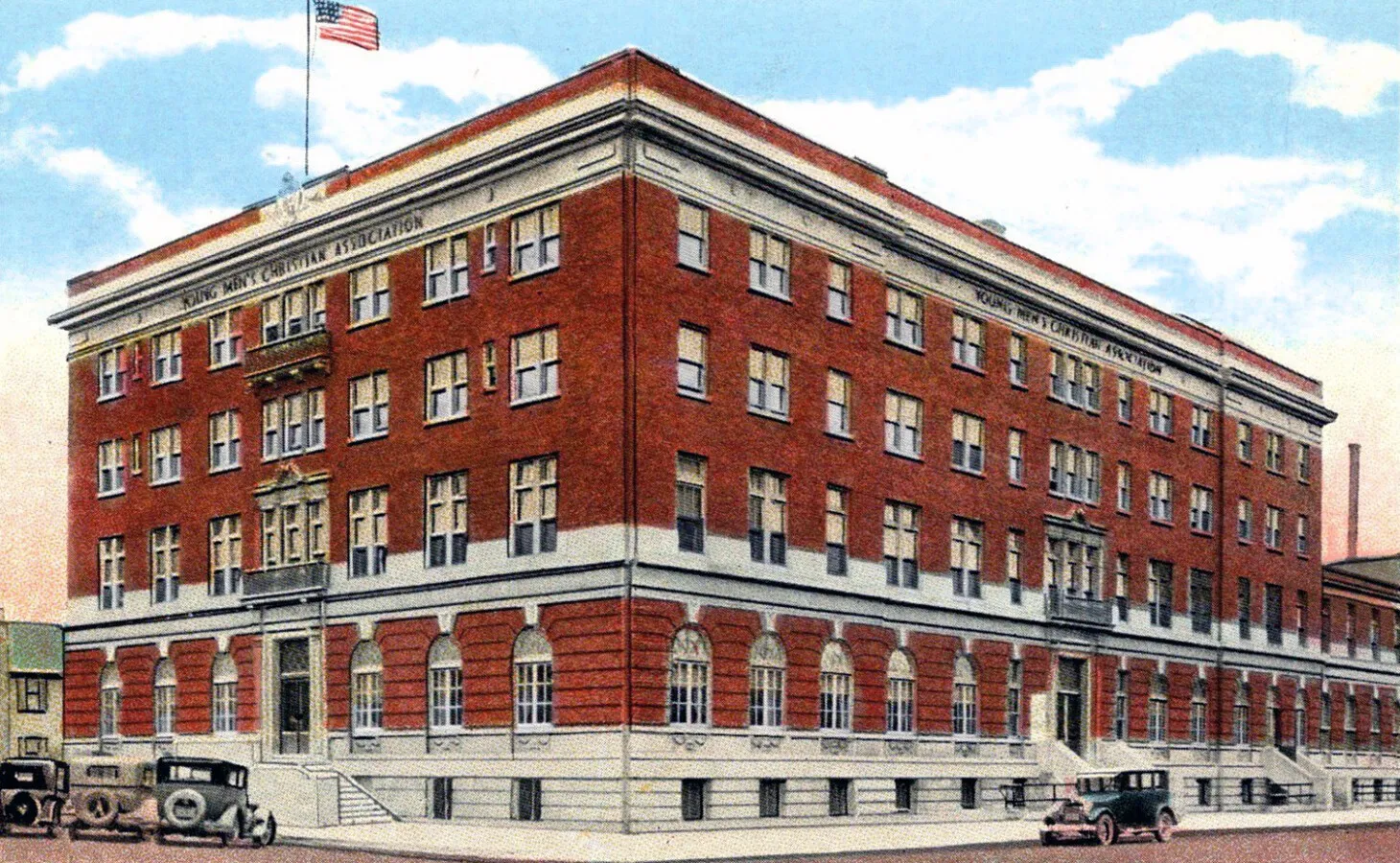 Vintage view from the northeast
