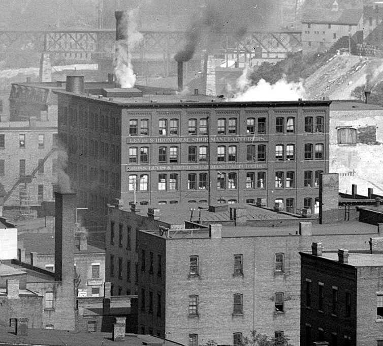 Vintage view from the southeast