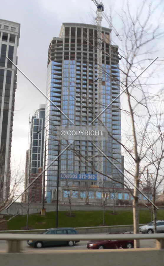 View to the west from Lake Shore Drive