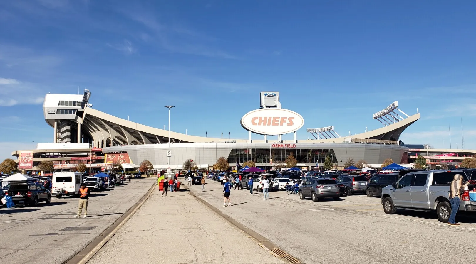 View from the southeast