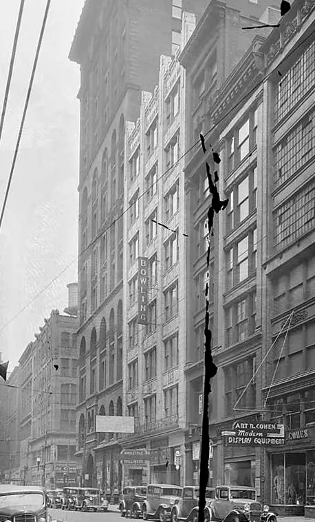Vintage view from the west