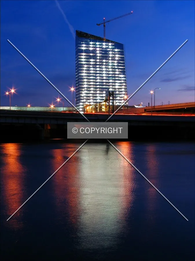 From the northeast across the Schuylkill River