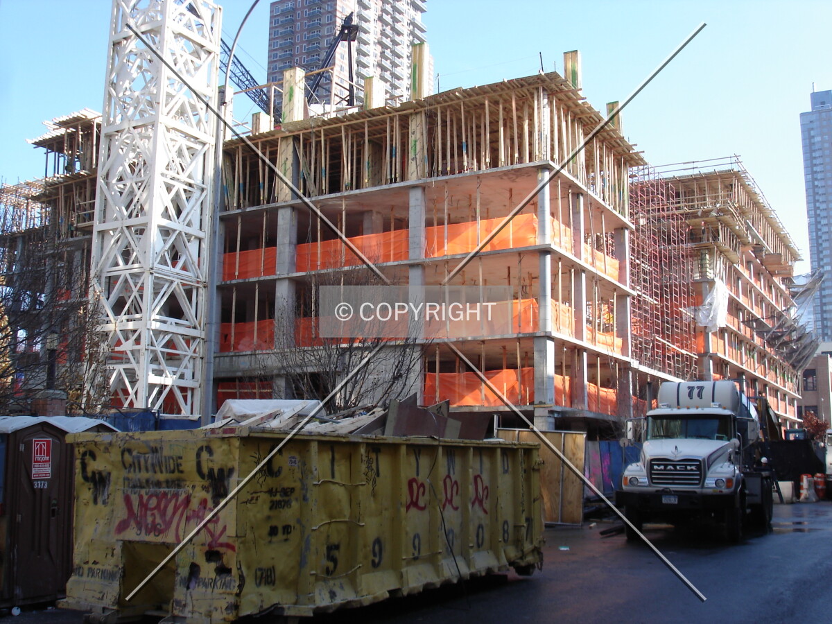 Looking north from West 41st Street