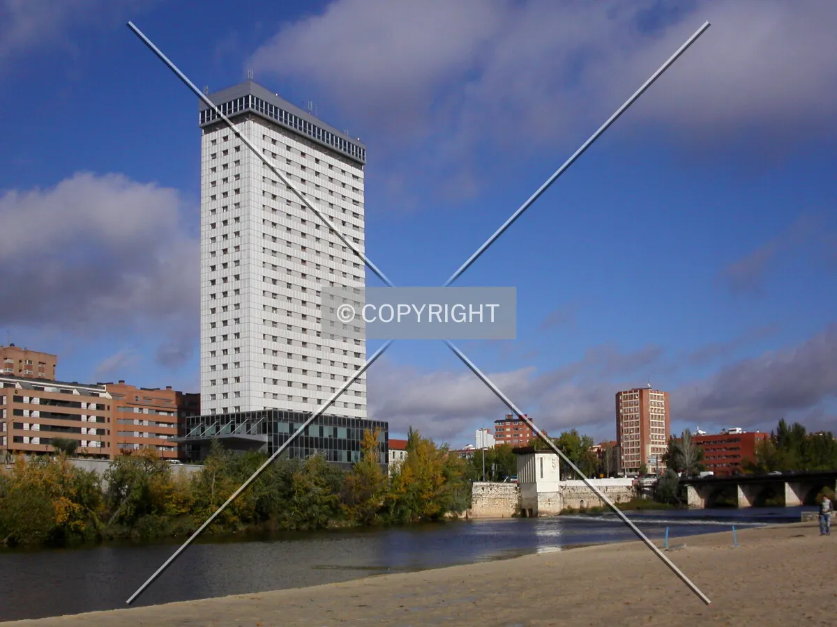 As seen from the river beach