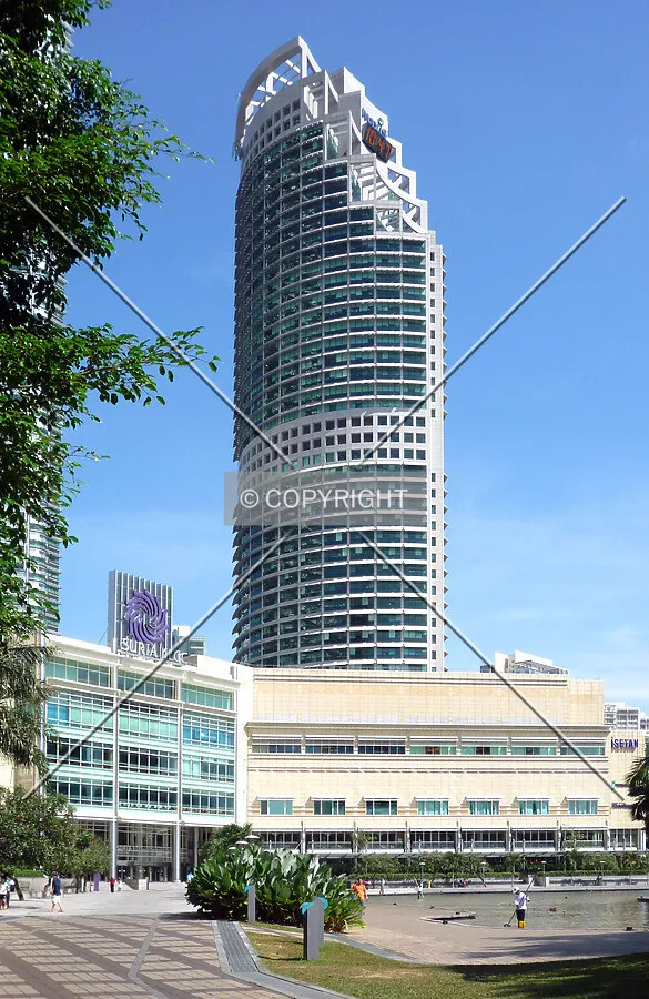 View from KLCC entrance plaza