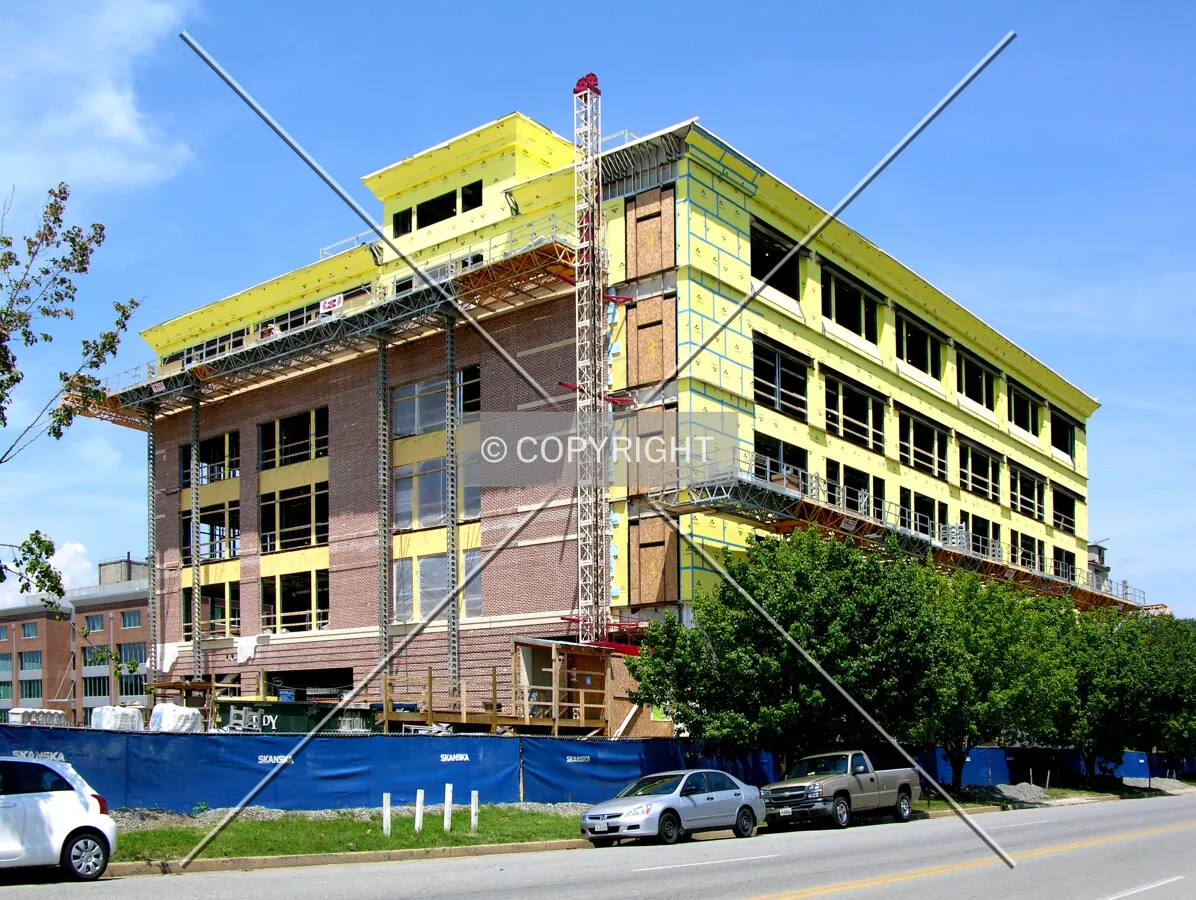 From the south across Reserve Avenue