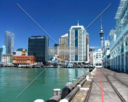 View south along Princess Wharf