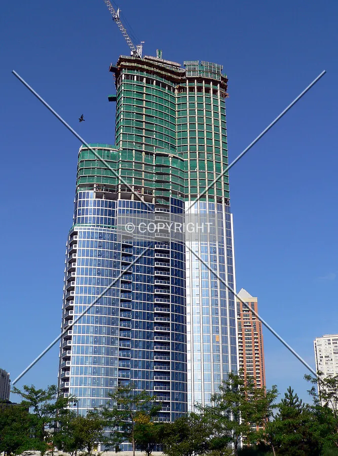 View to the west from Lake Shore Drive