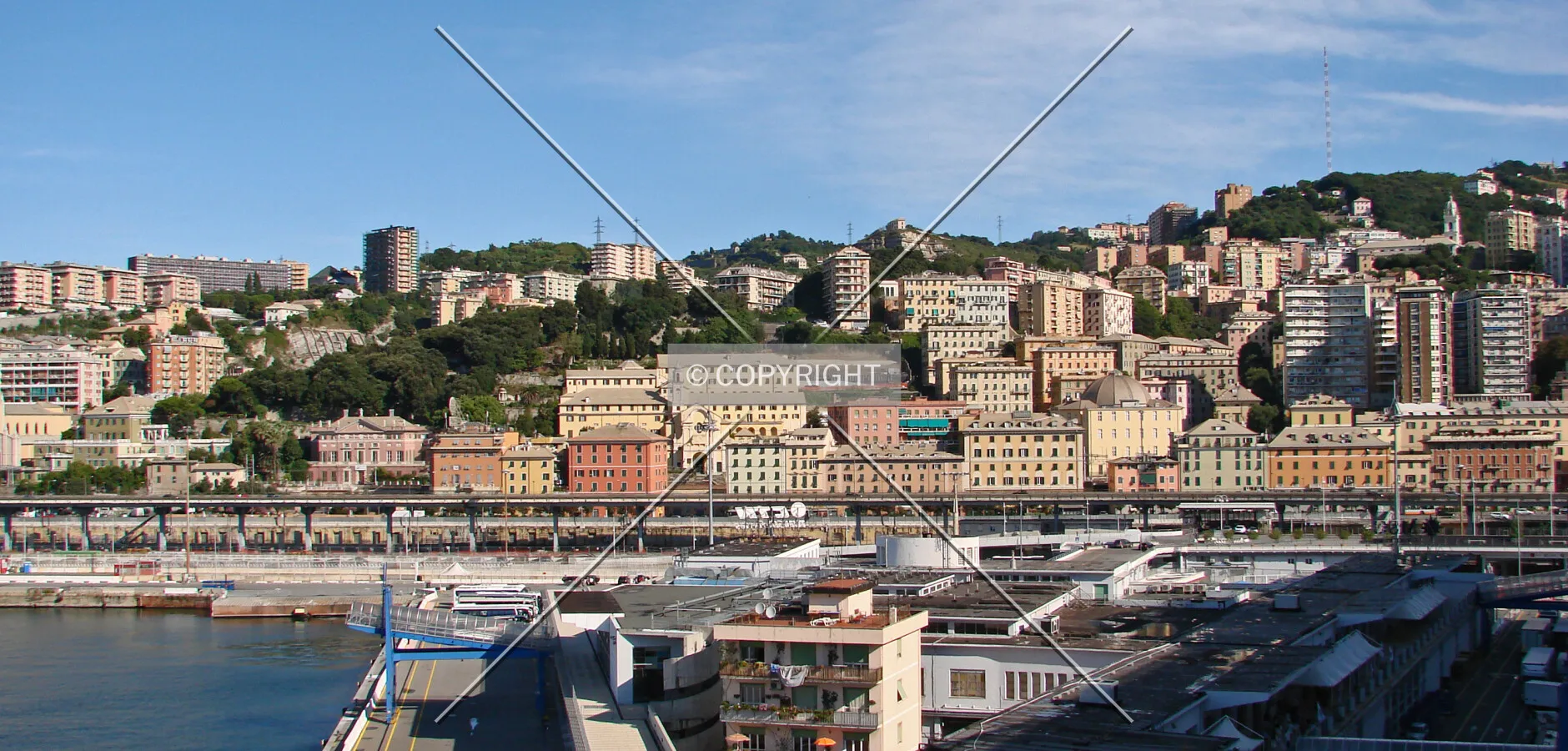Partial view of Genoa