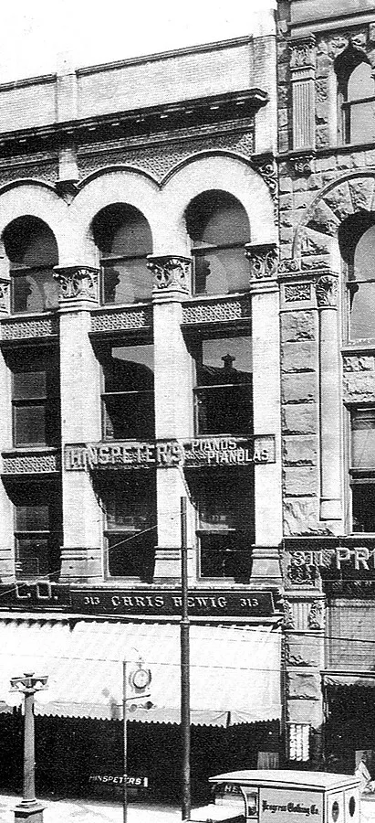 Vintage view from the west