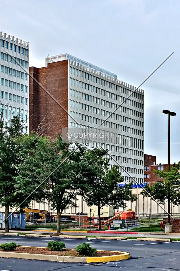 View from the southwest; June 29, 2019