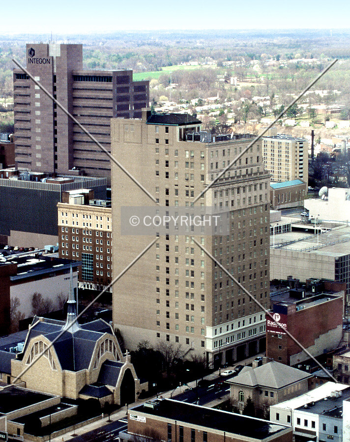View from the southeast