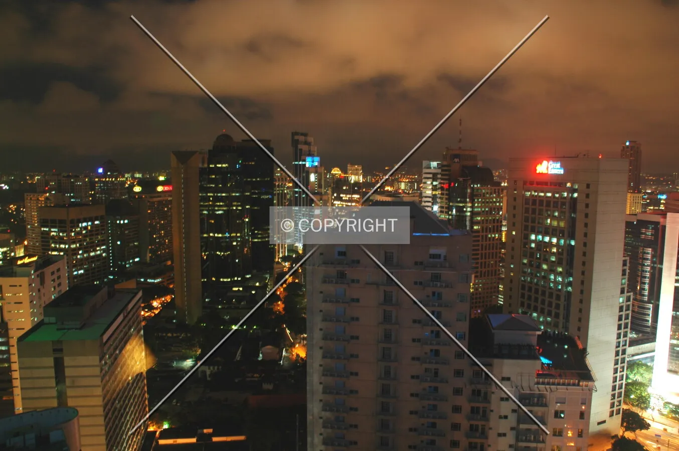 View from Menara Pan Global