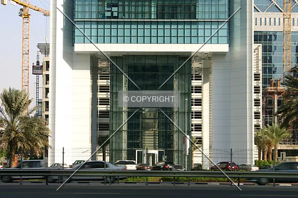 Base as seen from across Sheikh Zayed Road