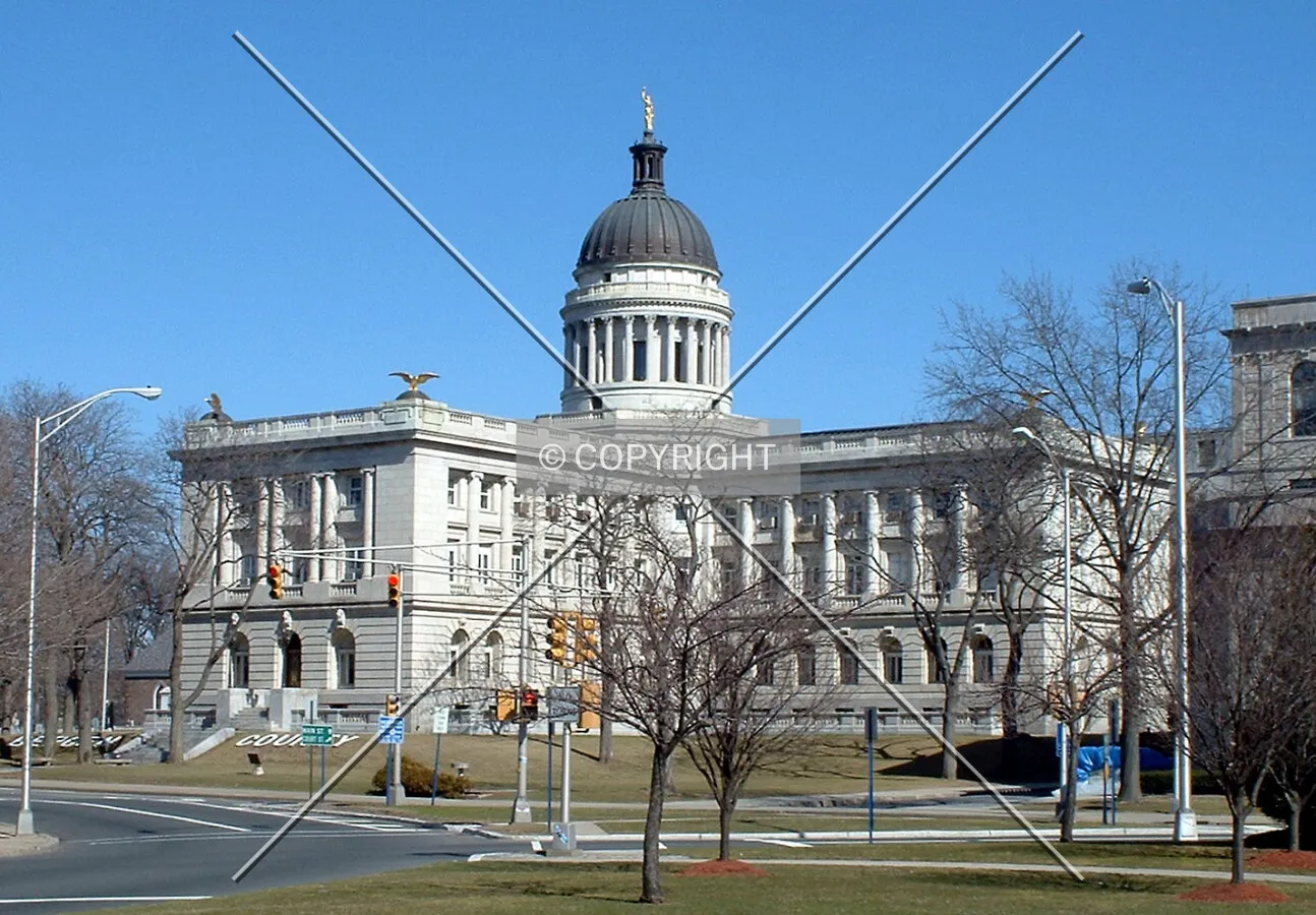 View from the southwest across Main Street