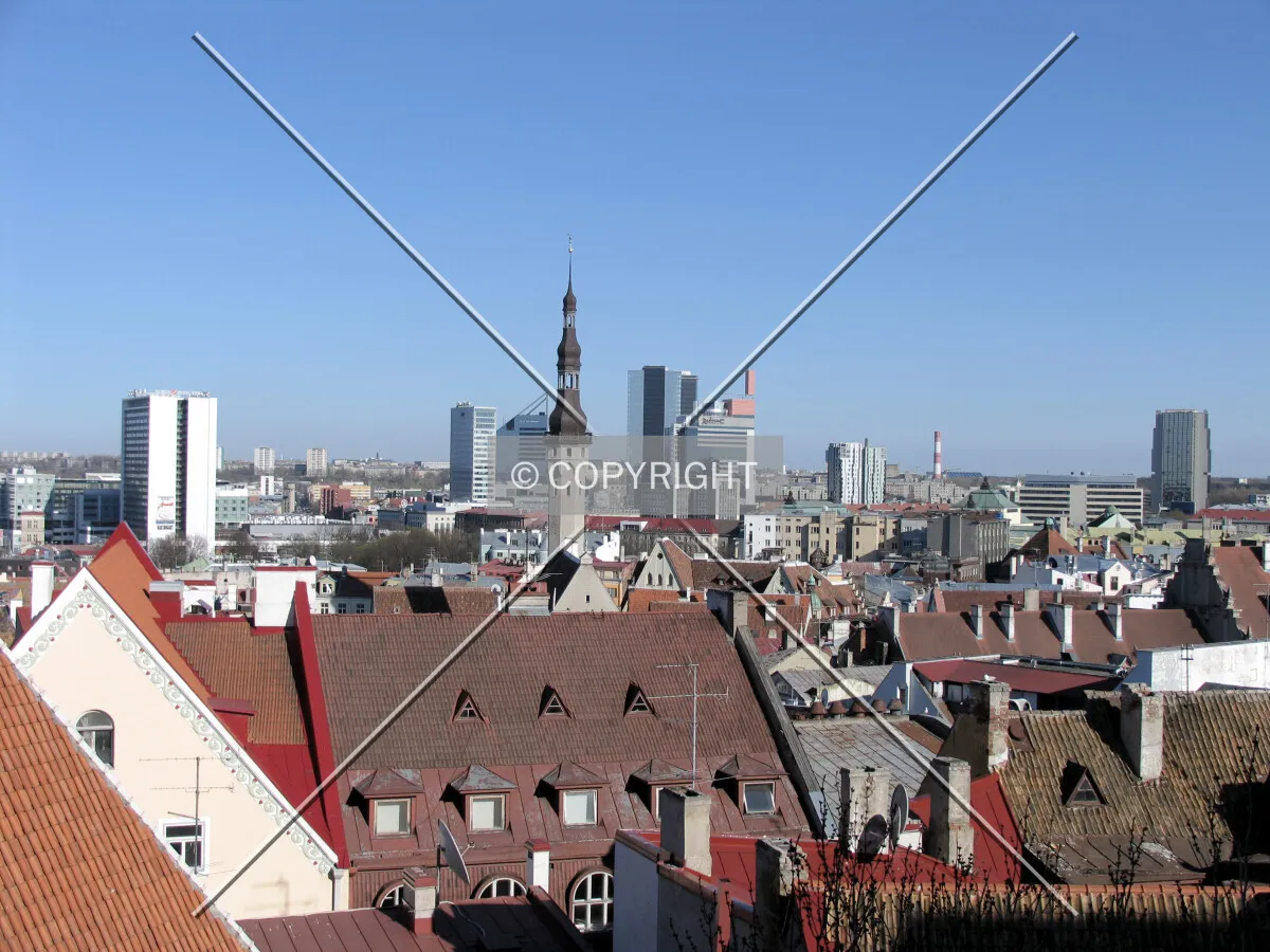 Downtown Tallinn from Toompea