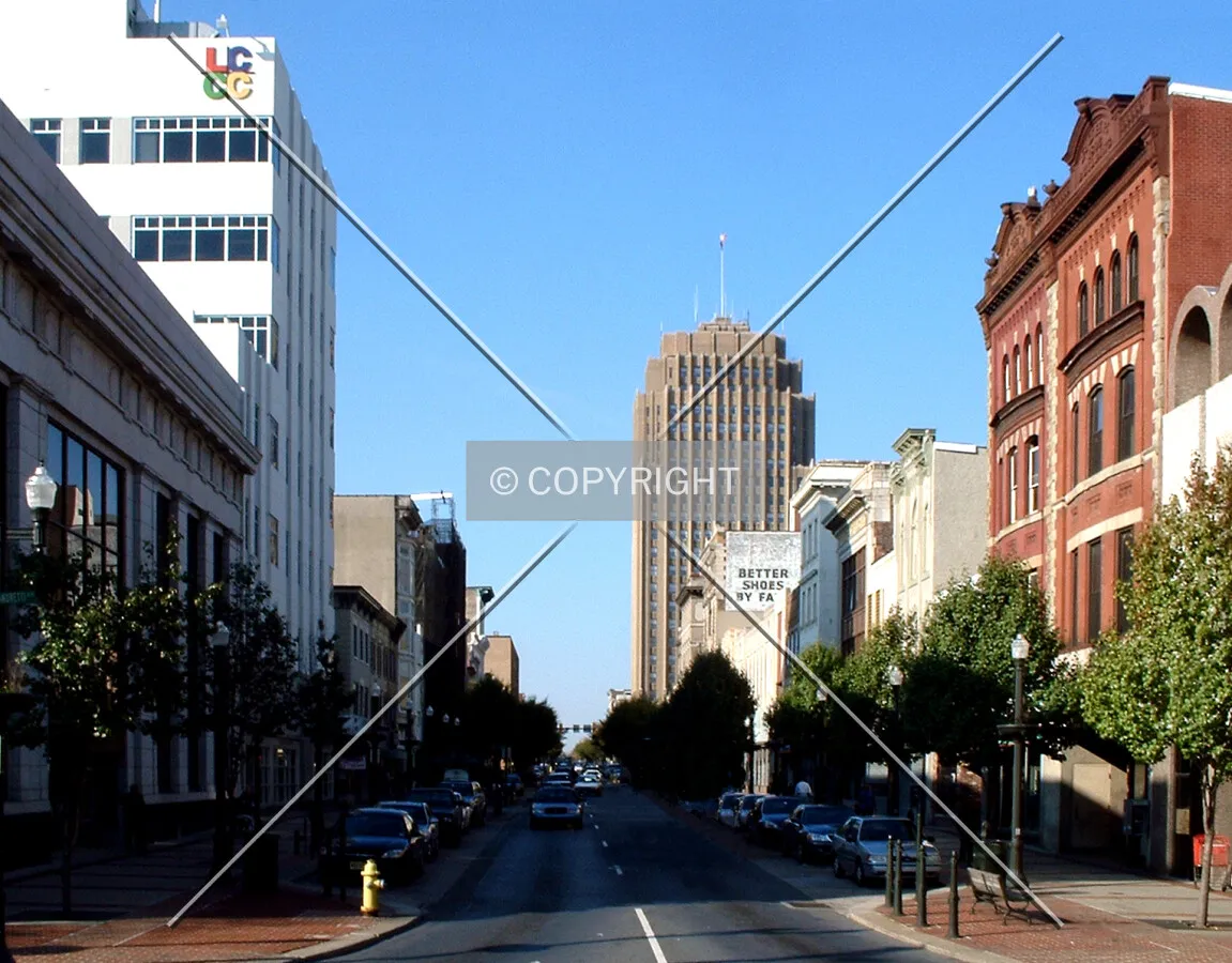View from the northeast on Hamilton Street