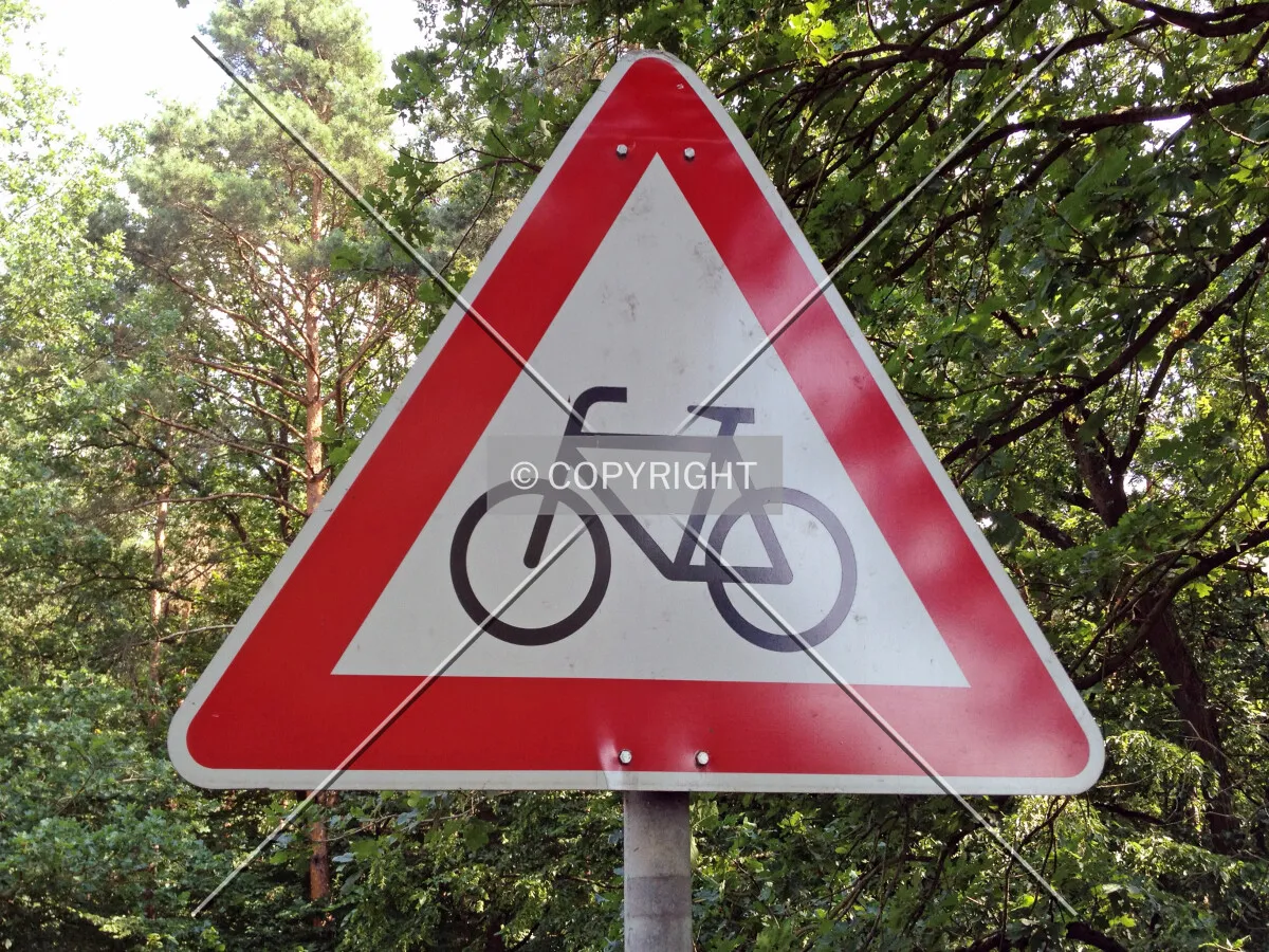 Driving with bikes is forbidden here