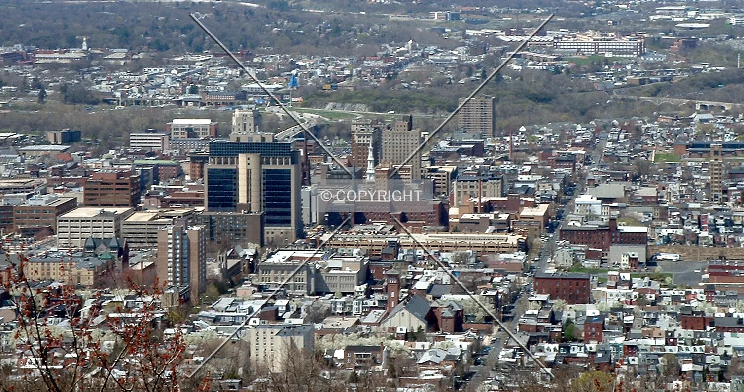 View from the northeast