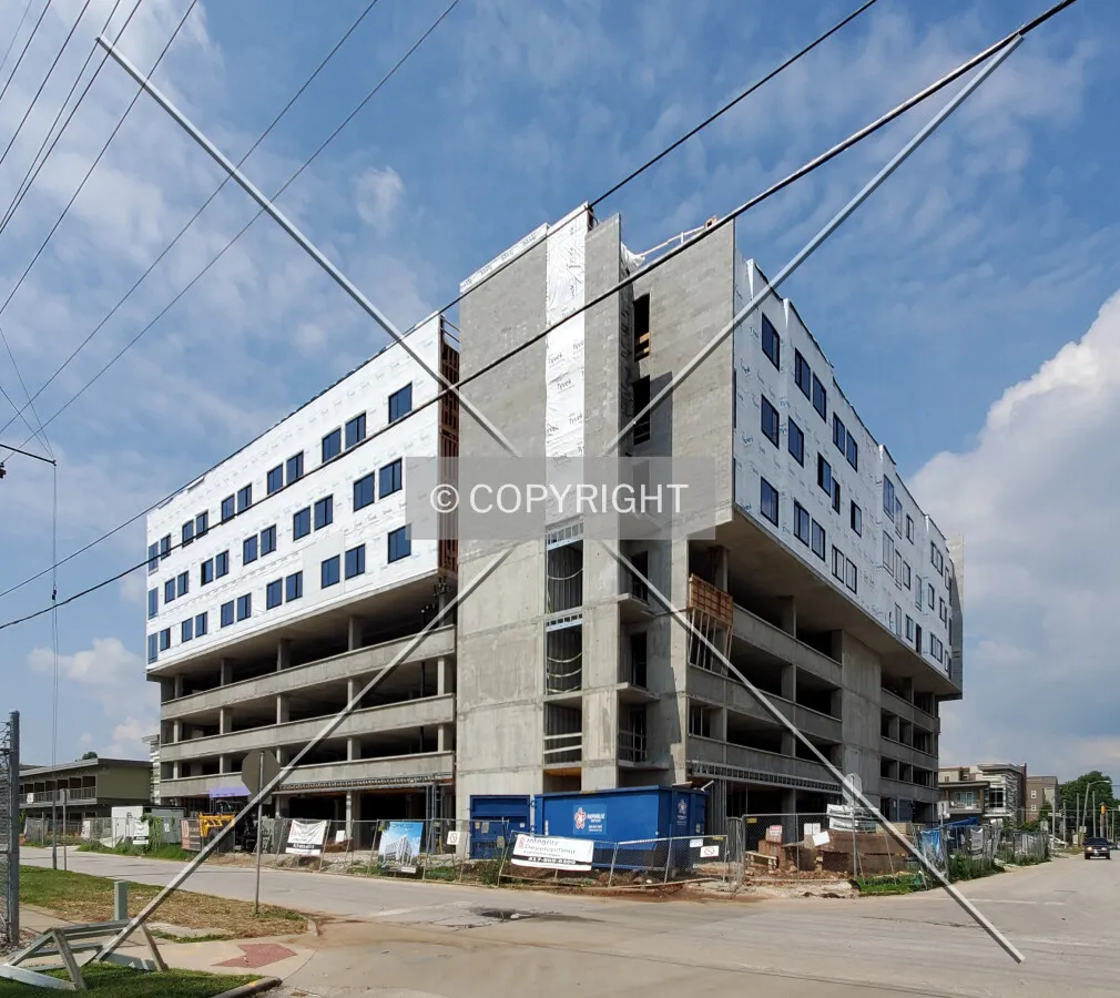 Northeast view; July 5, 2020