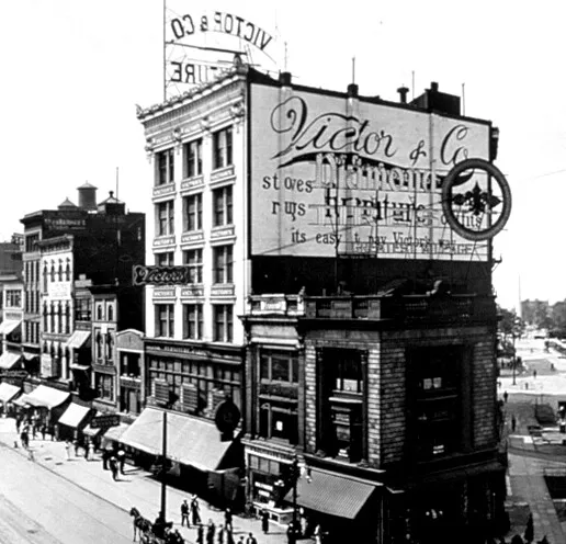 Vintage view of the north wing