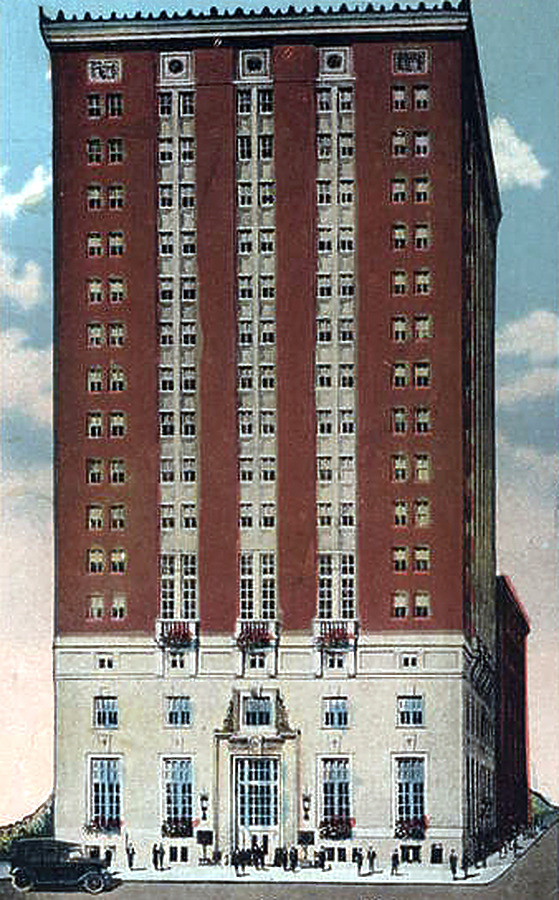 Vintage view from the northwest