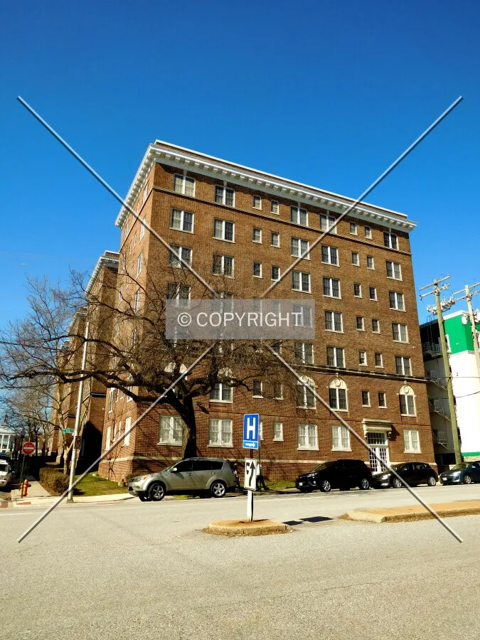 From the east across St. Paul Street