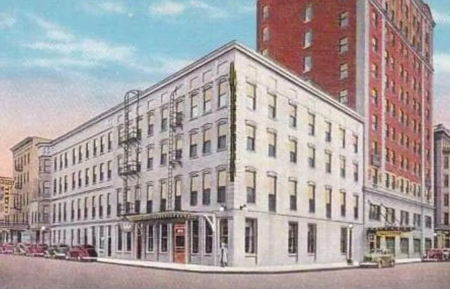 Vintage view from the northwest
