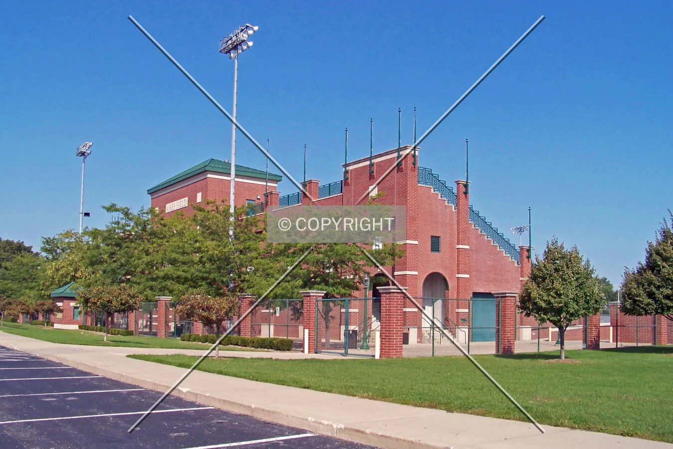 View from the southeast; September 3, 2009