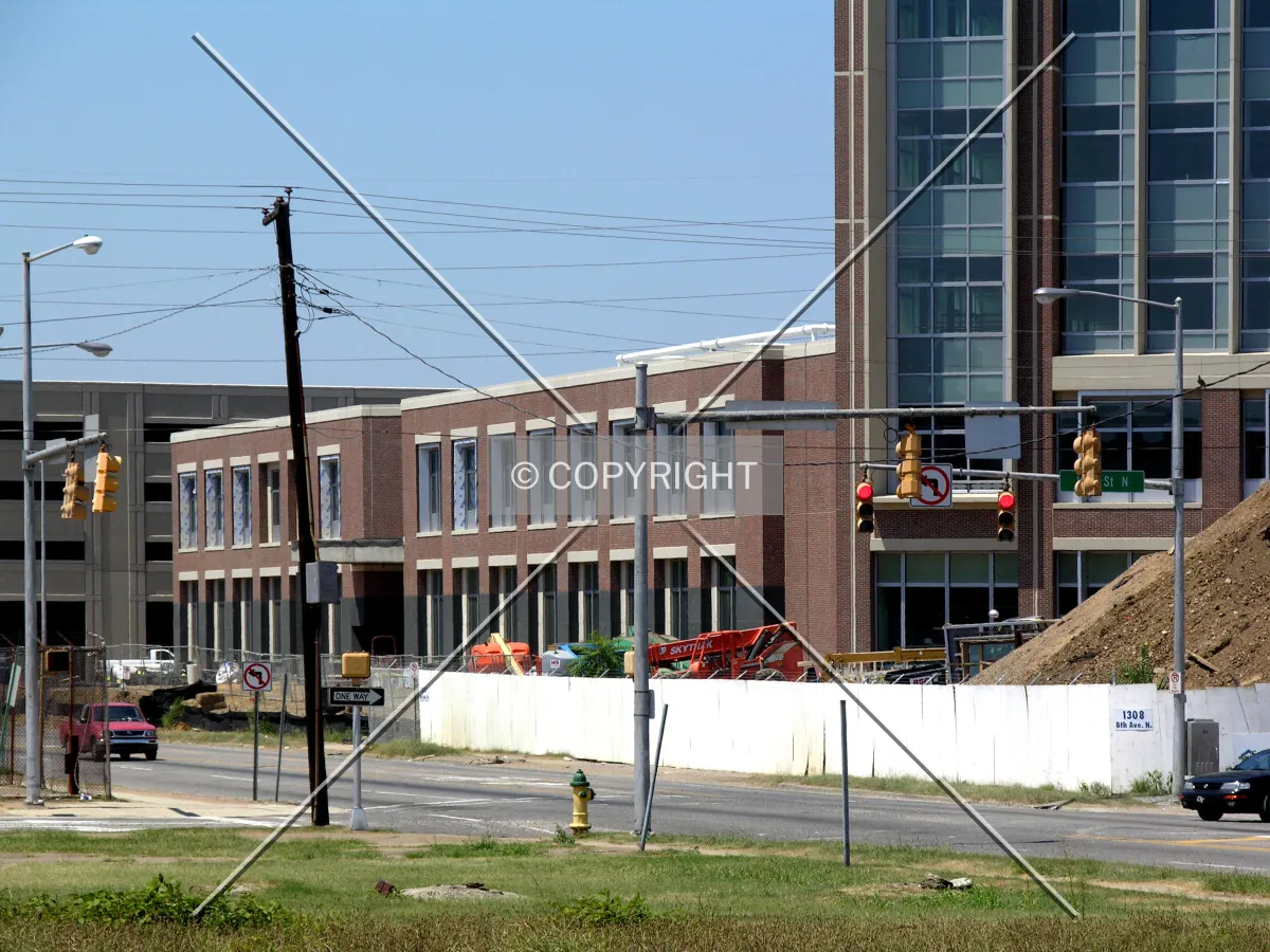 Southern base along 8th Avenue North