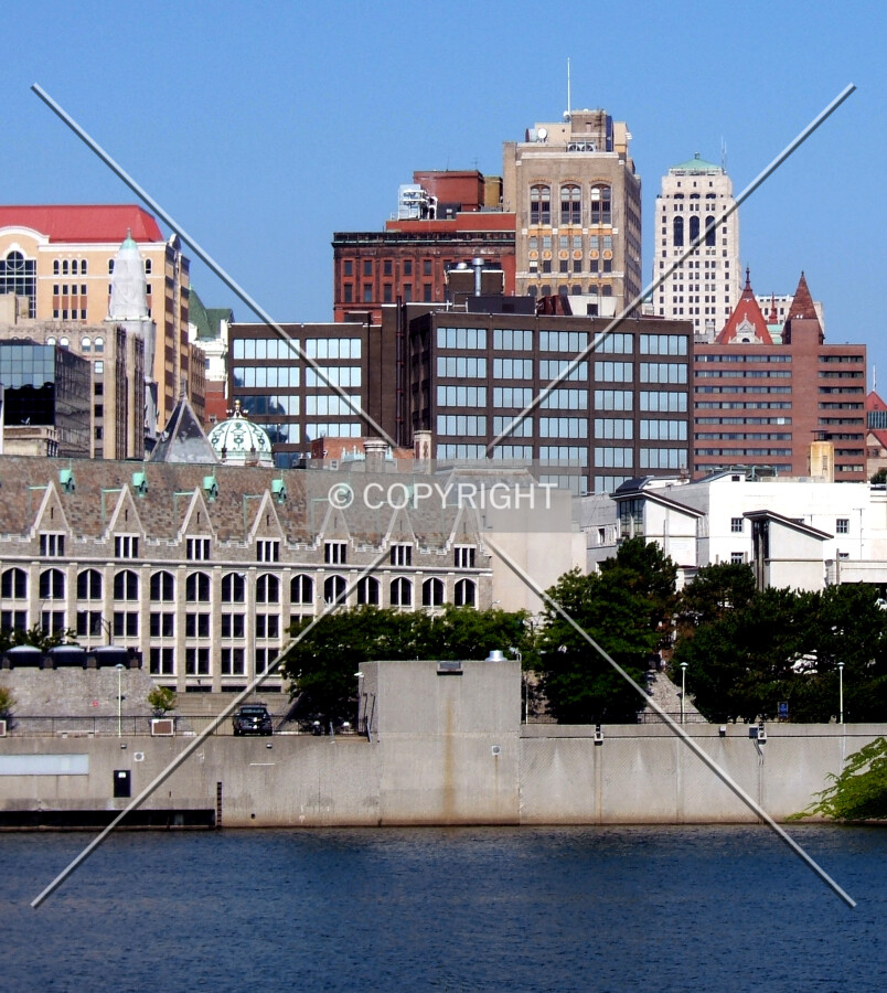 View from the southeast