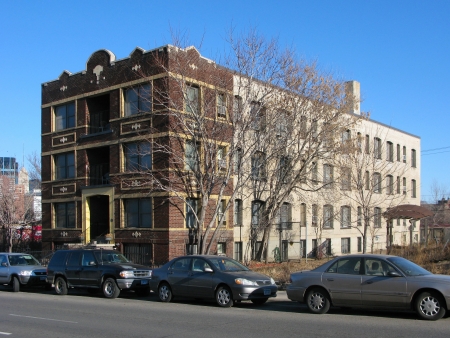 View to the northeast across LaSalle Avenue