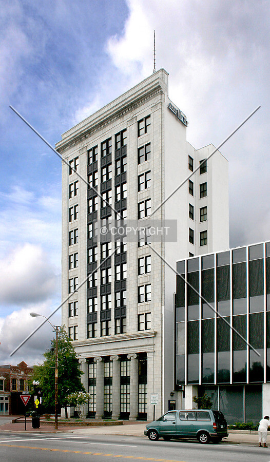 East and north facades