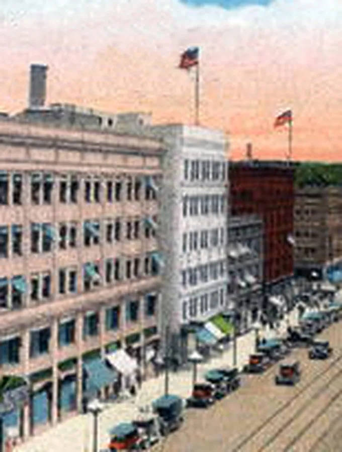 Vintage view from the northwest