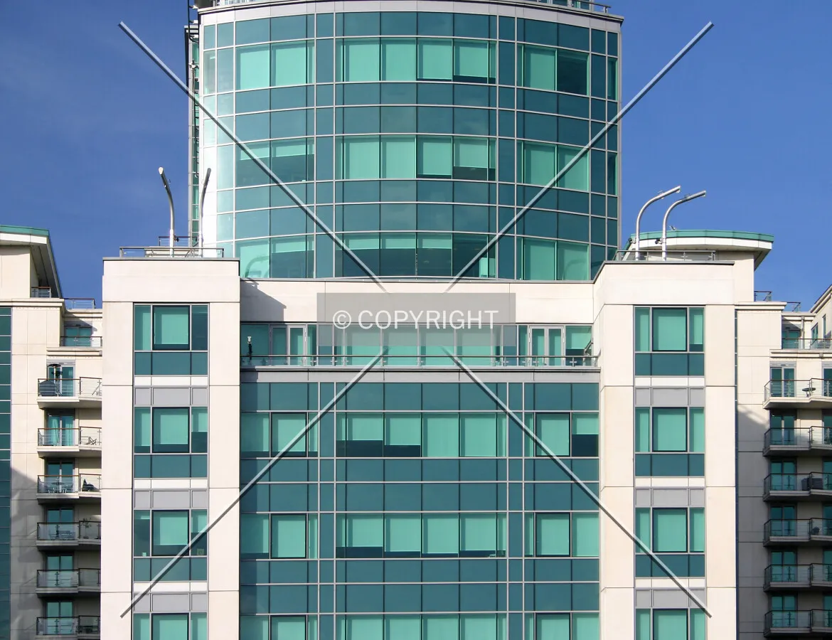 View northwest of the top from the Bondway bus shelter