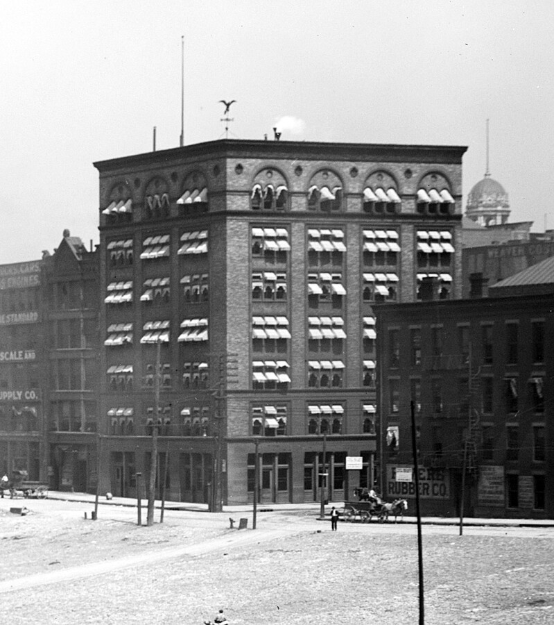Vintage view from the southeast