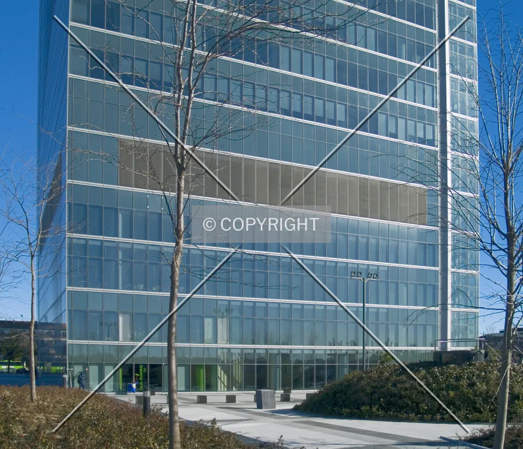 Lower floors as seen from the west
