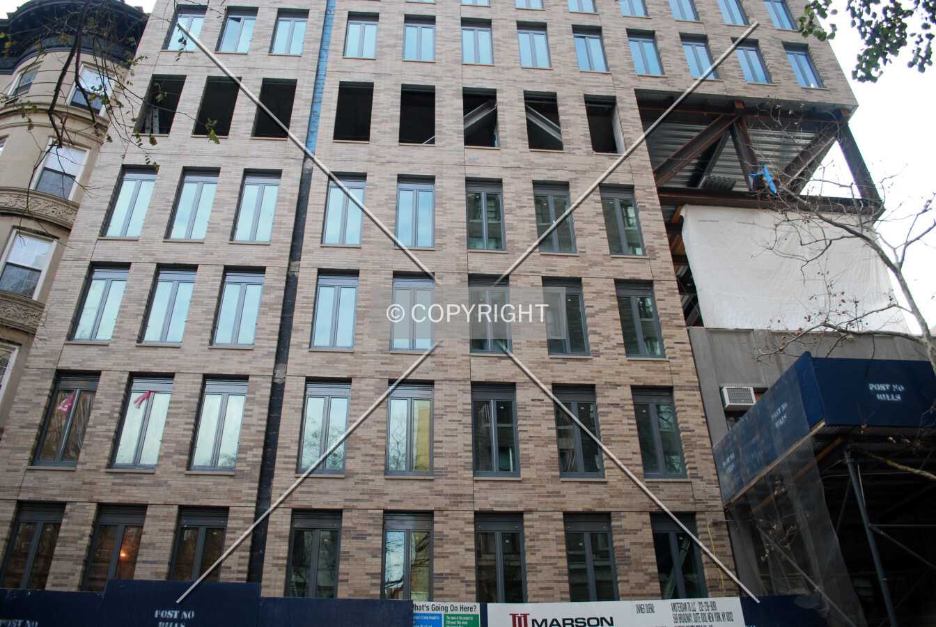 Looking up from West 78th Street