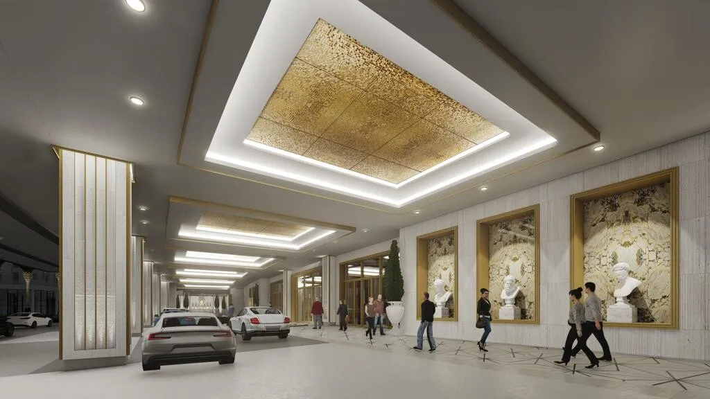 Rendering of the renovation from Harrah\'s to Ceasar\'s