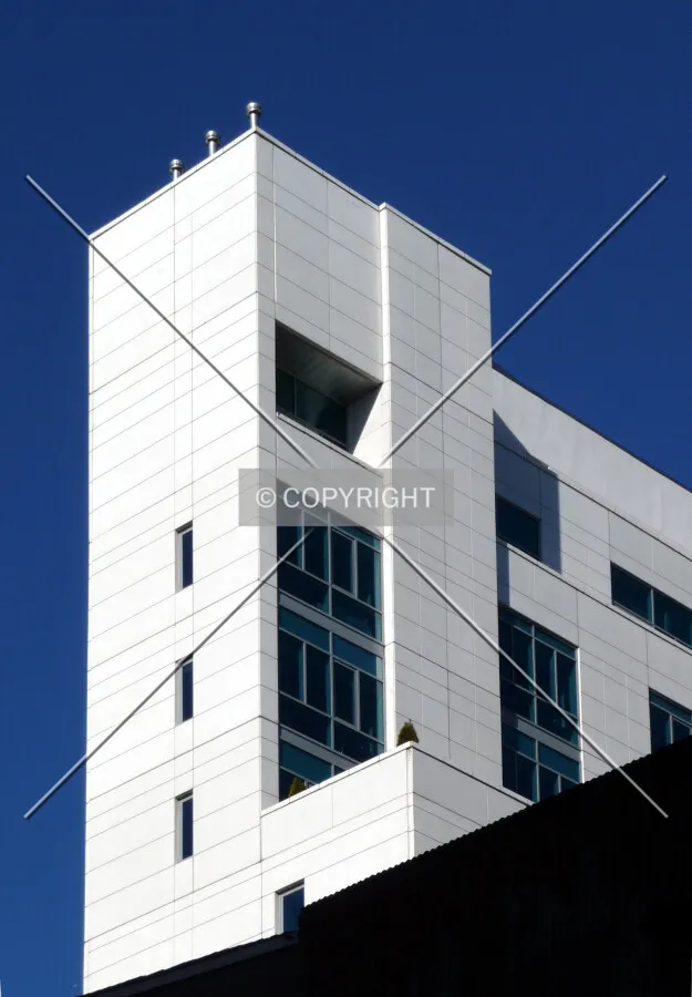 Southeast corner of the penthouse